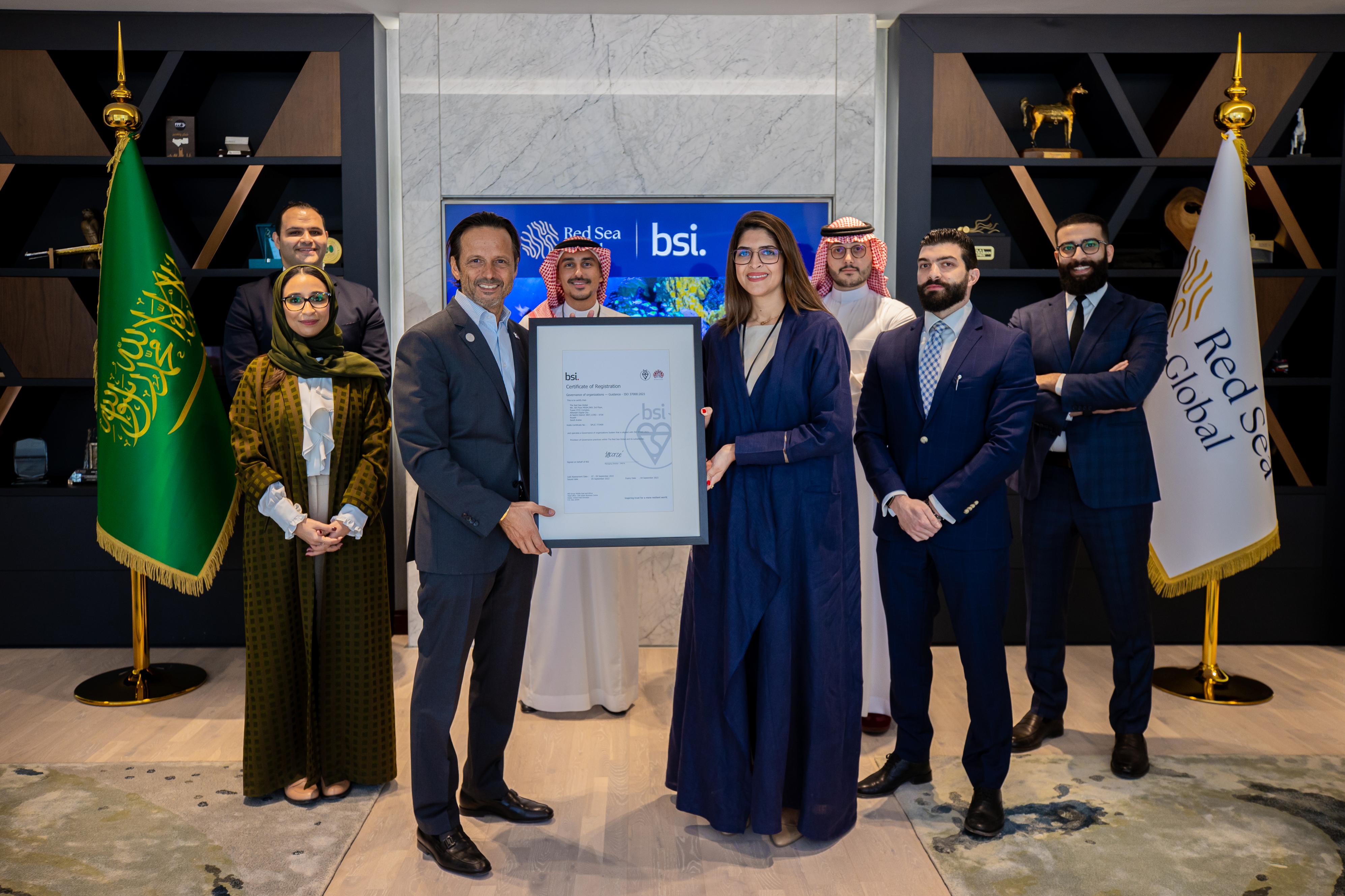 شركة البحر الأحمر الدولية تصبح أول شركة سعودية تحقق معايير الحوكمة الرشيدة في المملكة