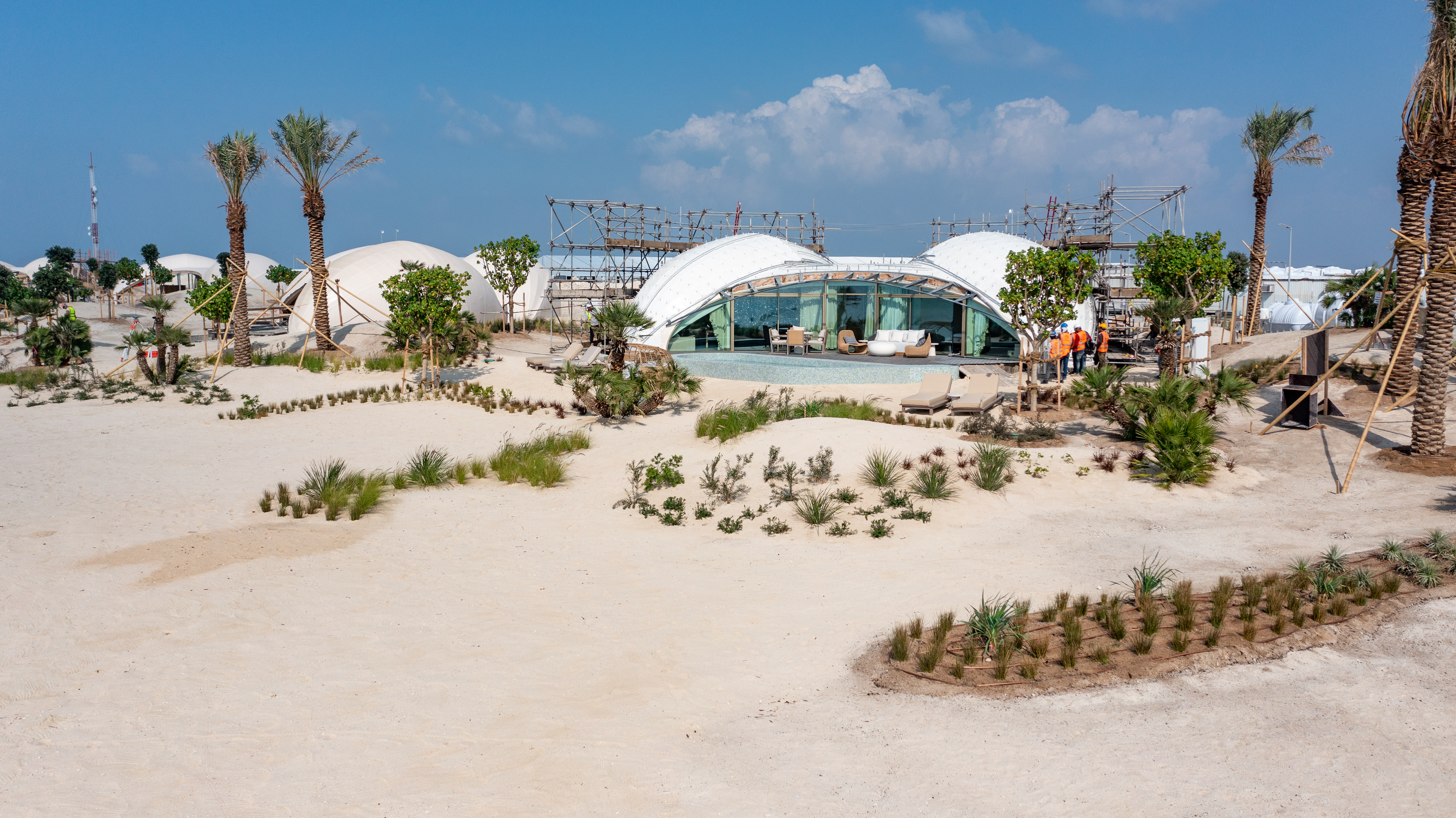 The Red Sea Development Company has revealed the progress of Nujuma, Ritz-Carlton Reserve