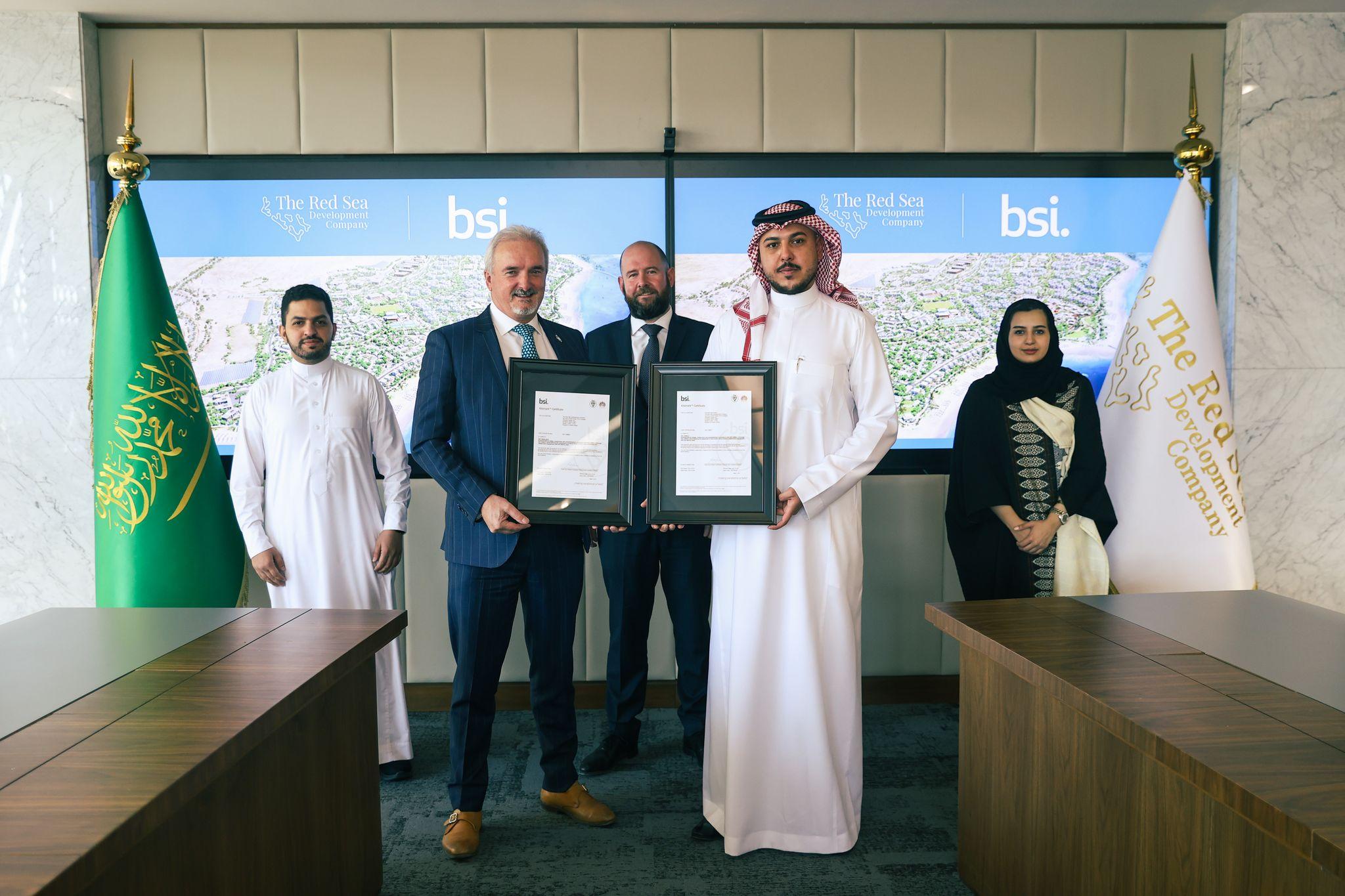 Red Sea Global becomes the first global asset owner in the world to achieve a BSI BIM Project Kitemark for digital project delivery