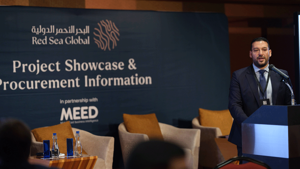 BEC Arabia: Hussein Hamdy, technical director and board member of BEC Arabia at a Red Sea Global event organised by MEED in September